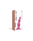 Strap-On-Me Dildo Plug Beads Small Raspberry