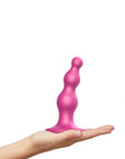Strap-On-Me Dildo Plug Beads Small Raspberry