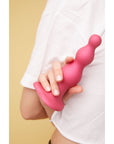 Strap-On-Me Dildo Plug Beads Small Raspberry