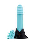 Nu Sensuelle Point Plus Bullet with Sleeves Tiffany Blue
