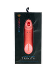 Nu Sensuelle Trinitii 3-in-1 Suction Tongue Vibe Coral