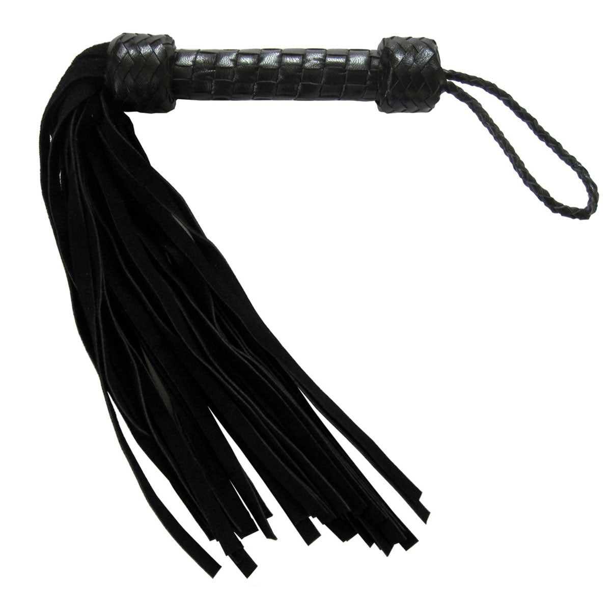 Short Suede Flogger Black