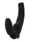 Wet For Her FOUR Vibrating Strapless Strap-On Black