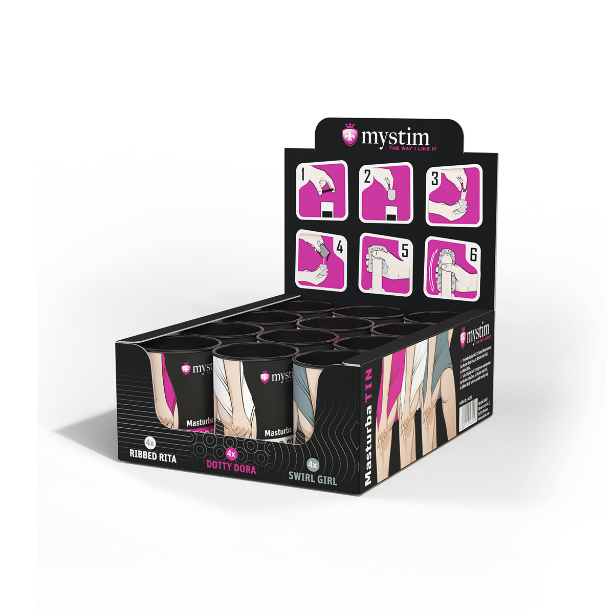 Mystim MasturbaTIN Swirl Girl Stroker