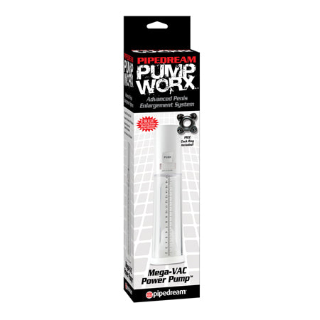 Pump Worx MEGA-VAC Power Pump Clear/White