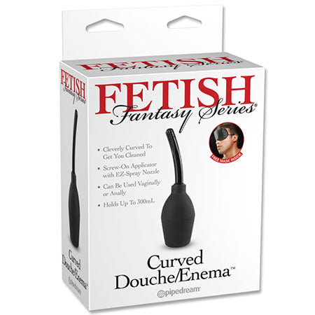 Fetish Fantasy Series Curved Douche/Enema Black