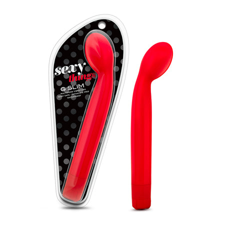 Sexy Things G Slim Multispeed Slimline G-Spot Vibrator Red
