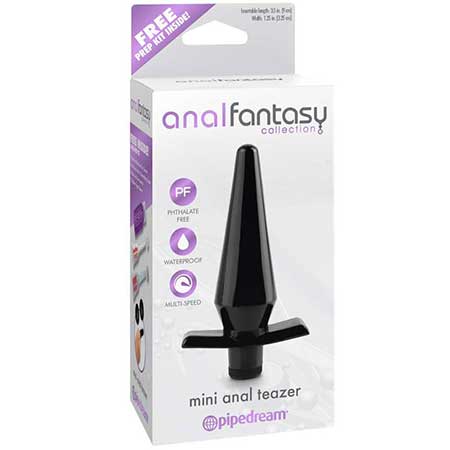Anal Fantasy Collection Vibrating Mini Anal Teazer Black