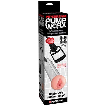 Pump Worx Beginner's Pussy Pump Beige/Clear