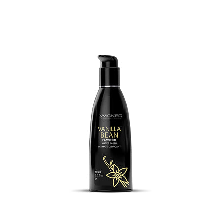 Wicked Aqua Vanilla Bean Water-Based Lubricant 2 oz.