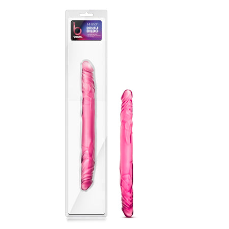 B Yours 14 in. Double Dildo Pink