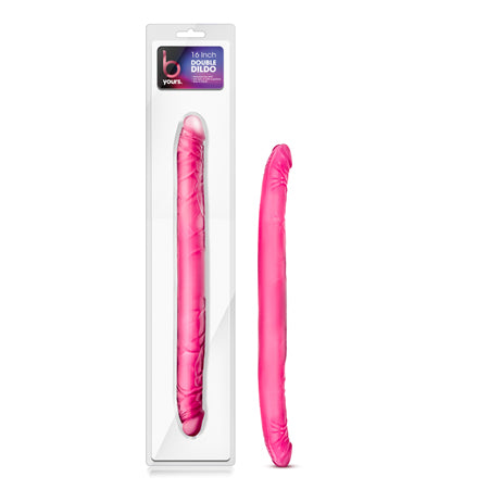 B Yours 16 in. Double Dildo Pink