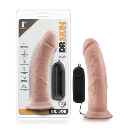 Dr. Skin Dr. Joe Realistic 8 in. Vibrating Dildo Beige