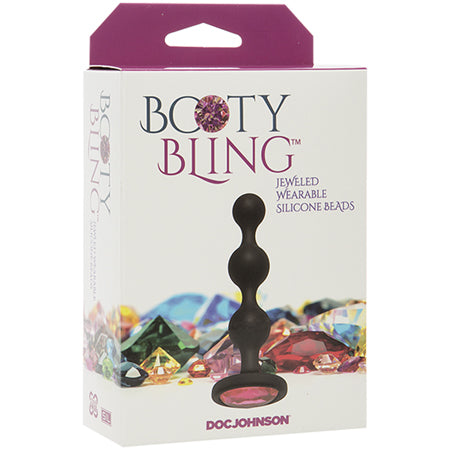 Booty Bling Jeweled Wearable Silicone Beads Pink