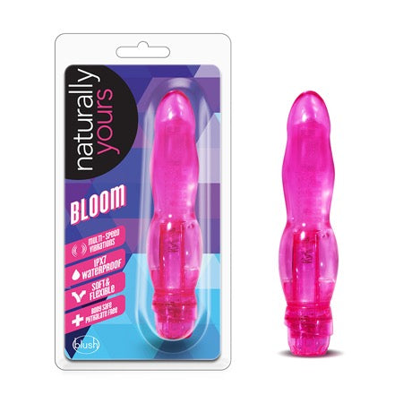 Naturally Yours Bloom Slimline Vibrator Pink