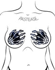 Pastease Skeleton Hands Pasties Black