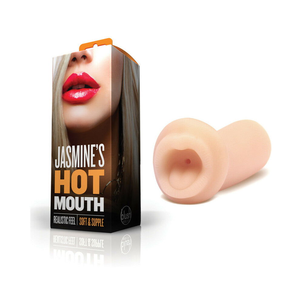 X5 Men Jasmine's Hot Mouth Oral Stroker Beige
