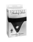 Fetish Fantasy Series Velcro Crotchless Harness Black