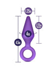 Luxe Candy Rimmer Medium Silicone Anal Plug Purple