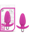Luxe Little Thumper Vibrating Silicone Anal Plug Pink
