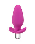 Luxe Little Thumper Vibrating Silicone Anal Plug Pink
