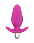 Luxe Little Thumper Vibrating Silicone Anal Plug Pink