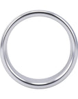 Rock Solid Brushed Alloy Large (1.75in X .75in) Silver