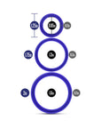 Performance VS4 Pure Premium Silicone Cockrings 3-Pack Set Indigo