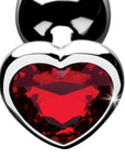 Booty Sparks Red Heart Gem Anal Plug S