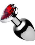 Booty Sparks Red Heart Gem Anal Plug M
