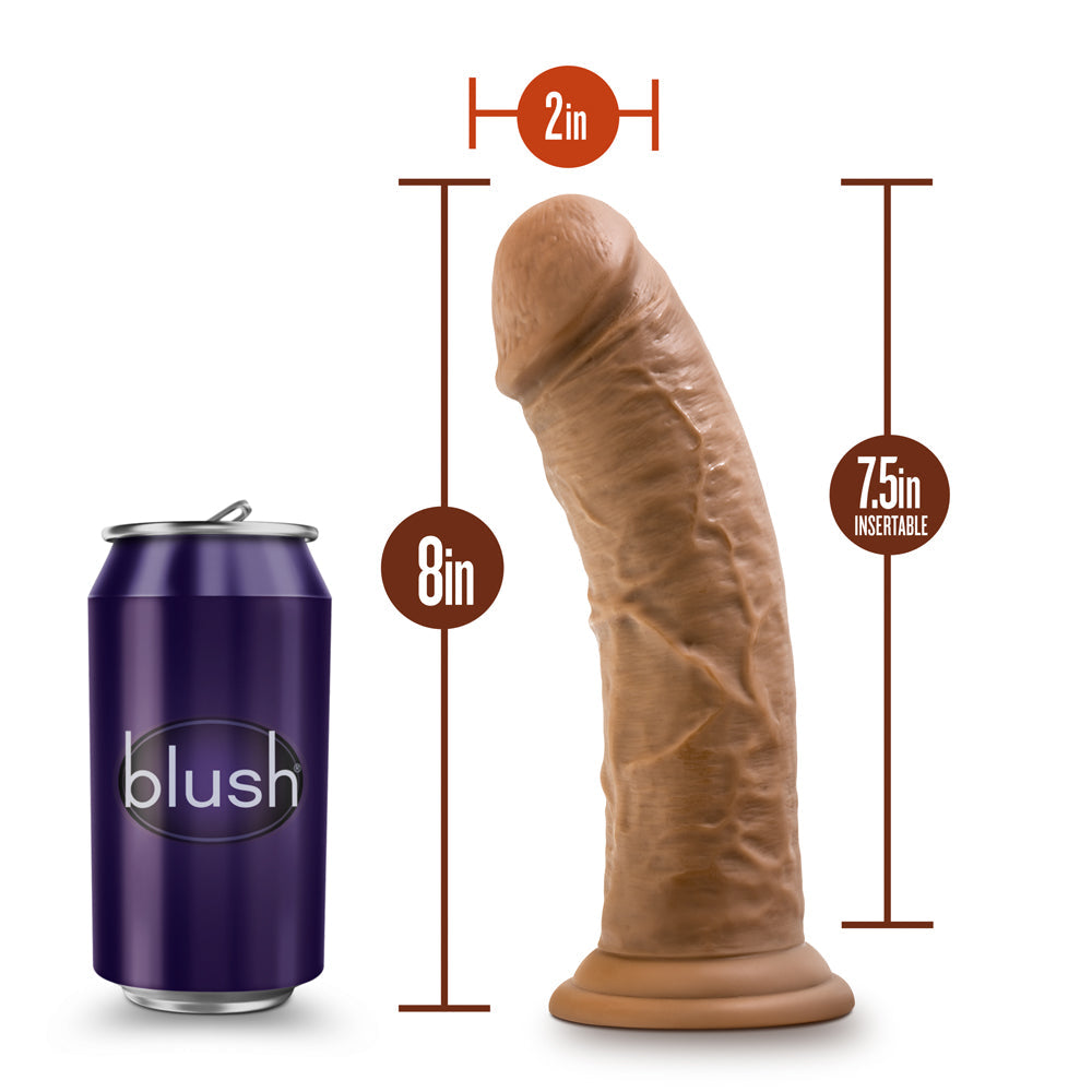 Dr. Skin Realistic 8 in. Dildo Tan