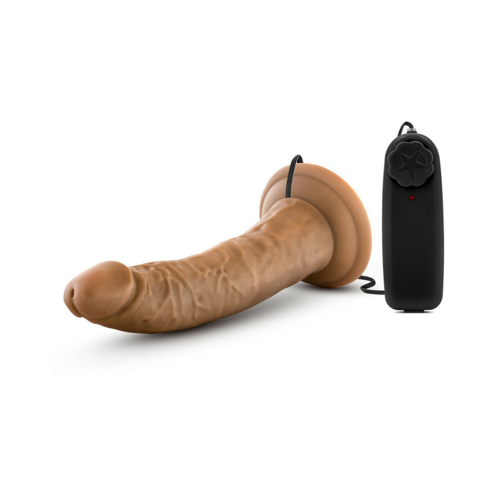 Dr. Skin Dr. Dave Realistic 7 in. Vibrating Dildo Tan
