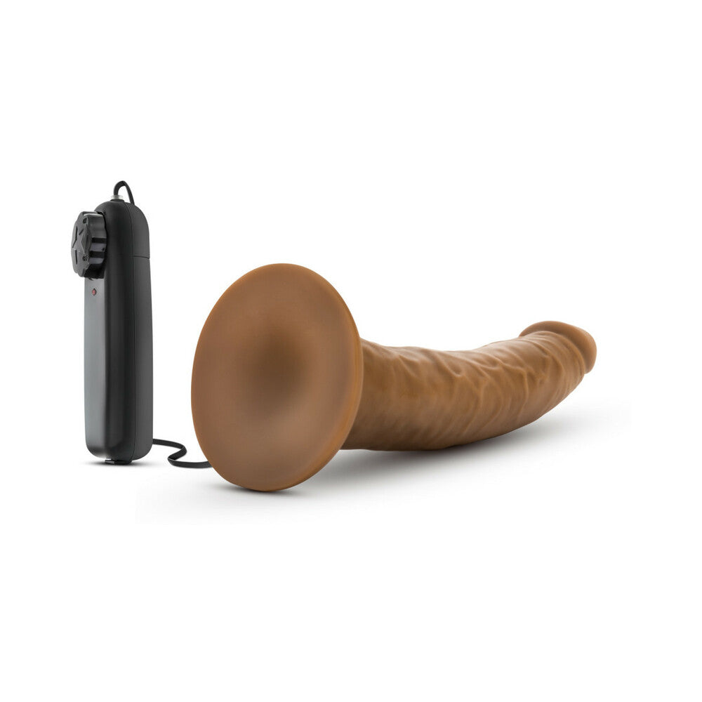 Dr. Skin Dr. Dave Realistic 7 in. Vibrating Dildo Tan