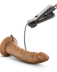 Dr. Skin Dr. Dave Realistic 7 in. Vibrating Dildo Tan