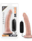 Dr. Skin Dr. Dave Realistic 7 in. Vibrating Dildo Beige