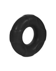 Forto F-33 Liquid Silicone Cockring Small Black