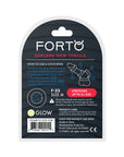 Forto F-33 Liquid Silicone Cockring Medium Glow