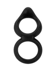 Forto F-88 Liquid Silicone Cock & Ball Ring Black