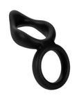 Forto F-88 Liquid Silicone Cock & Ball Ring Black
