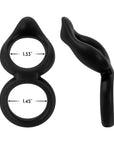 Forto F-88 Liquid Silicone Cock & Ball Ring Black