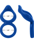 Forto F-88 Liquid Silicone Cock & Ball Ring Blue