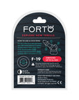 Forto F-19 Liquid Silicone 2-Tone Cockring Black/White