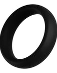 Forto F-64 Wide Liquid Silicone Cockring Large Black