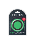Forto F-64 Wide Liquid Silicone Cockring Medium Black