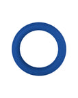 Forto F-64 Wide Liquid Silicone Cockring Small Blue