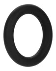 Forto F-61 3-Piece Silicone Cockring Set Black