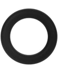 Forto F-61 3-Piece Silicone Cockring Set Black