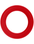 Forto F-61 3-Piece Silicone Cockring Set Red