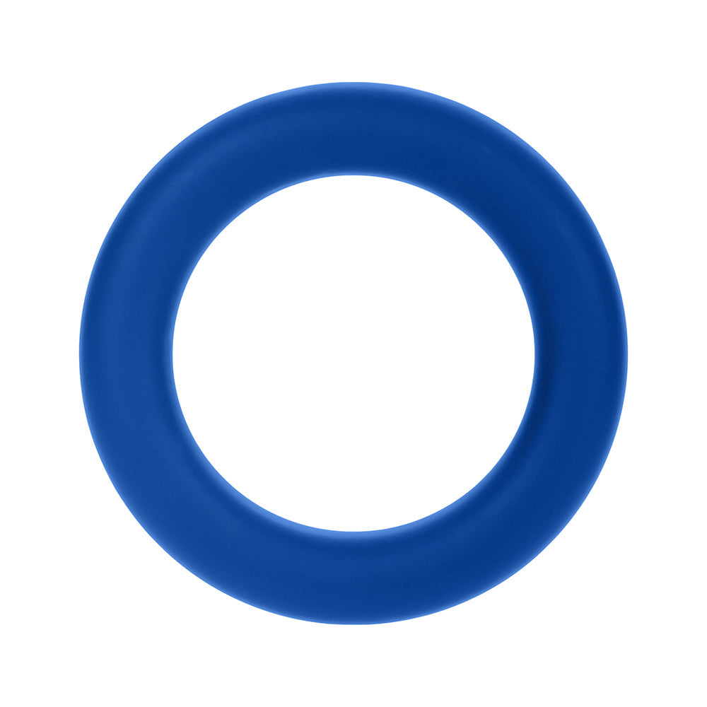 Forto F-61 3-Piece Silicone Cockring Set Blue