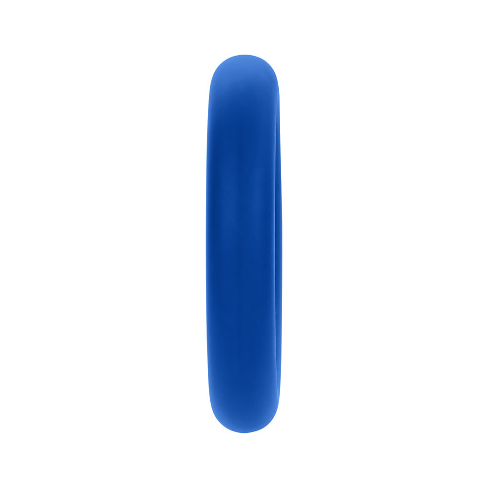 Forto F-61 3-Piece Silicone Cockring Set Blue
